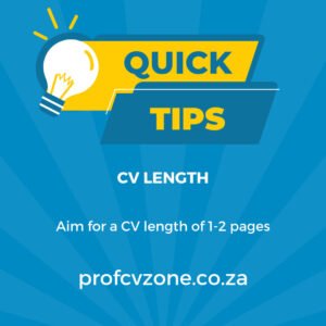 Tips Cv Lengths