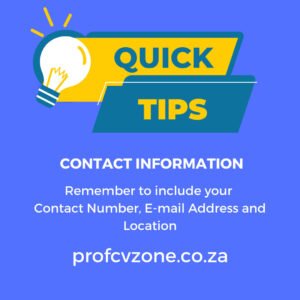 Tips Contact Information