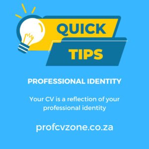 Tips Professional Identity