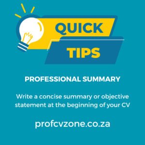 Tips Professional Summary