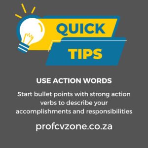 Tips Use Action Worrds